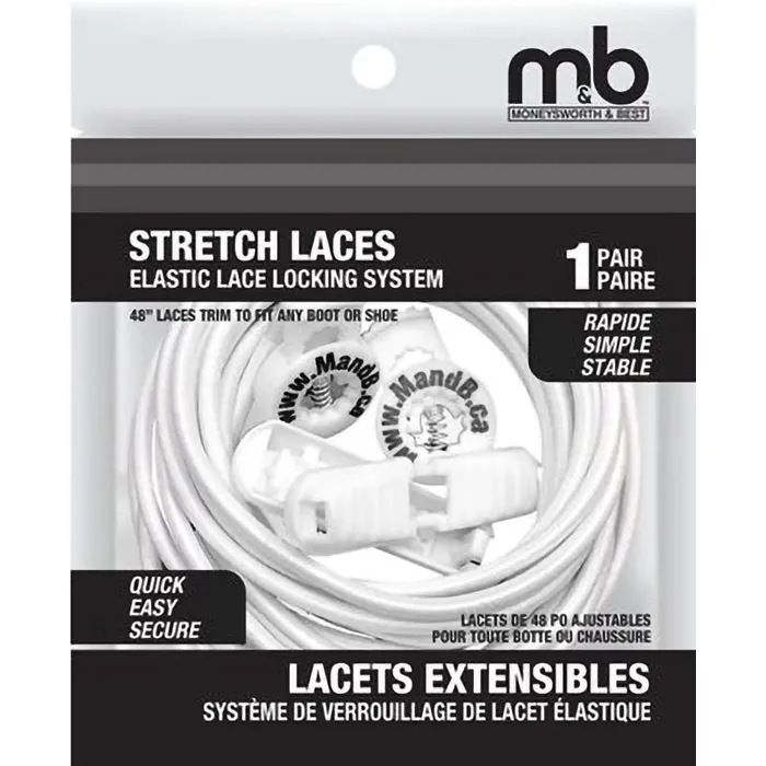 Stretch Lace with Elastic Lock - 48 in. 1 Stretch Lace with Elastic Lock - 48 in.