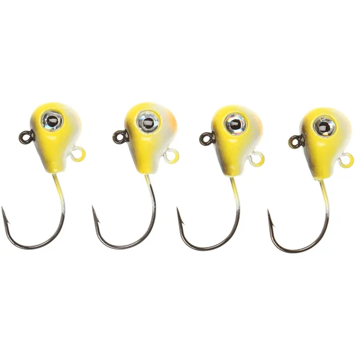 Hammer Head Round Jig - 10/PK 4 Hammer Head 1/4 oz. Jig Head Kit - 10 Pack