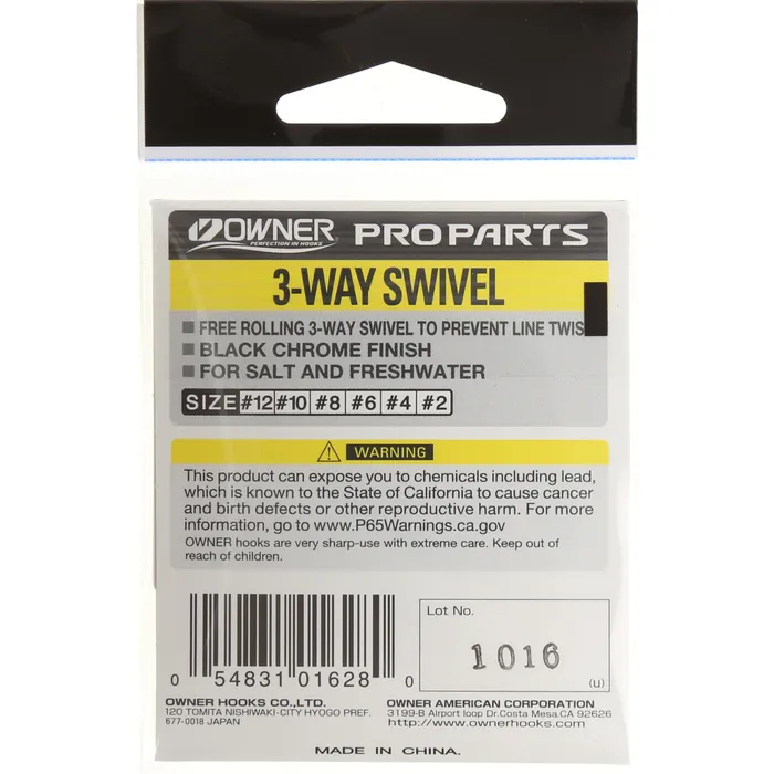 3-way Swivels 8 3-way Swivels