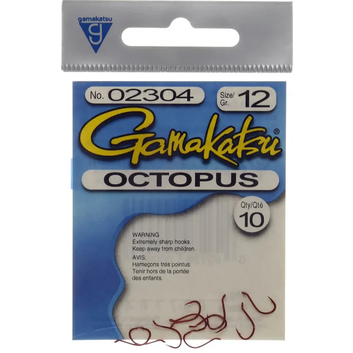 Octopus Hook - 10/PK 4 Octopus Hook - 10/PK