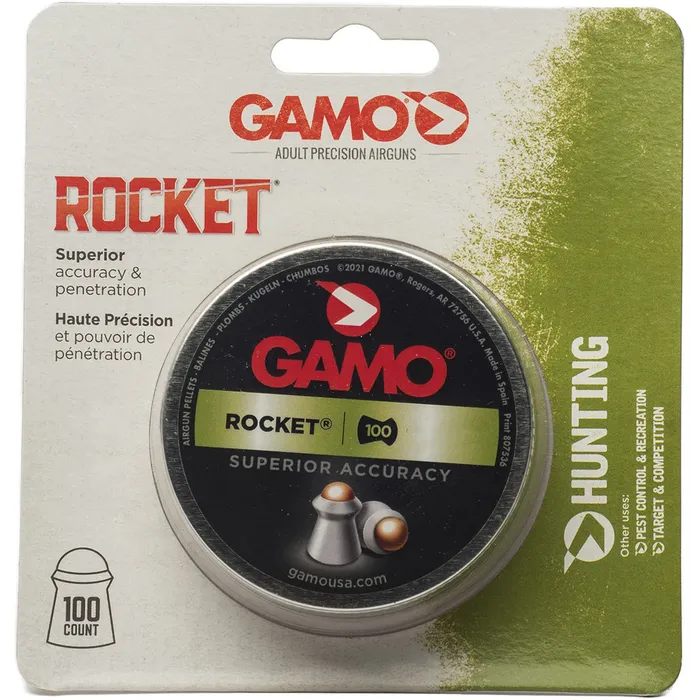 Rocket .22 cal Pellets - 14.5 gr - 100/Box 5 Rocket .22 cal Pellets - 14.5 gr - 100/Box