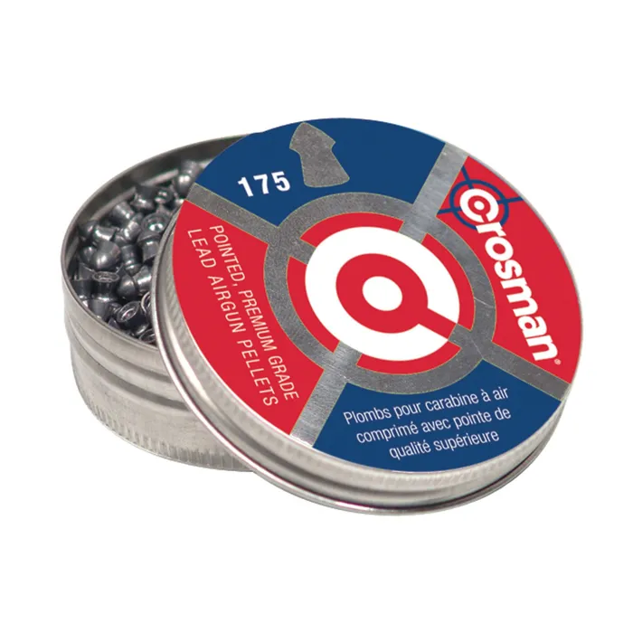 .22 cal. Lead Pellets - 14.3 gr - 5.5 mm - 175/Box