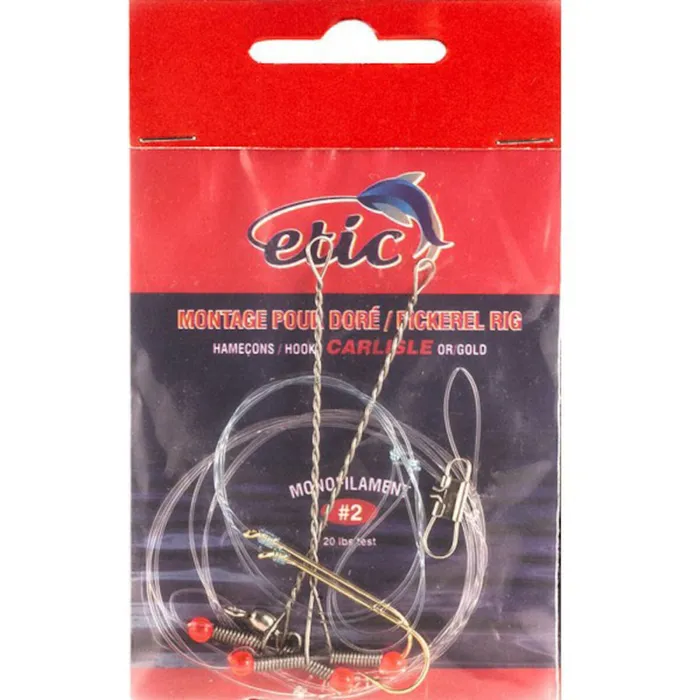 Pickerel Rig and Carlisle Hooks - 20 lb. 1 Pickerel Rig and Carlisle Hooks - 20 lb.