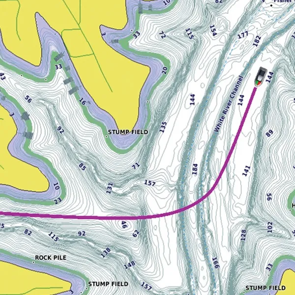 Canada LakeVu00fc g3 Freshwater Fishing Map SD Card