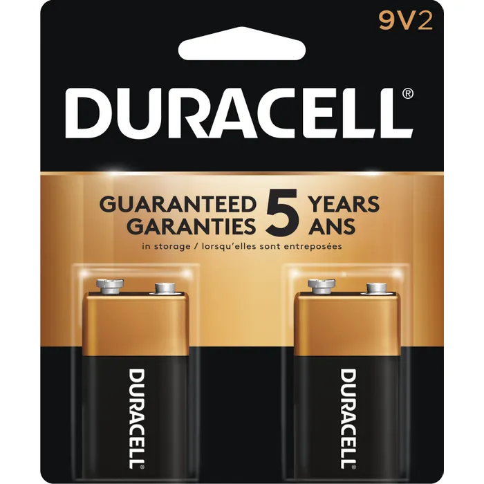 Coppertop 9V Alkaline Batteries - 2/PK 1 Coppertop 9V Alkaline Batteries - 2/PK