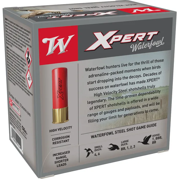 Xpert Hi-Velocity 12 ga. 3 in., 1-1/8, 4 Non-Toxic Waterfowl Shotgun Shells 6 Xpert Hi-Velocity 12 ga. 3 in., 1-1/8, 4 Non-Toxic Waterfowl Shotgun Shells