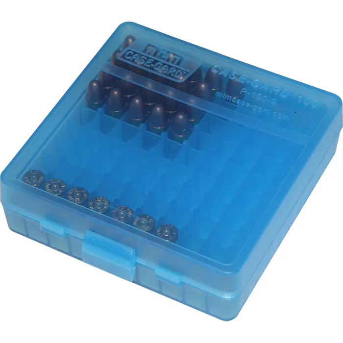 Ammo Box 100 Round Flip-Top 9mm 380 ACP 1 Ammo Box 100 Round Flip-Top 9mm 380 ACP