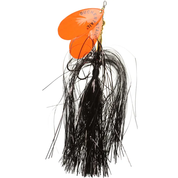 No.8 Twin Tinsel Buchertail Spinnerbait Lure 1 No.8 Twin Tinsel Buchertail Spinnerbait Lure