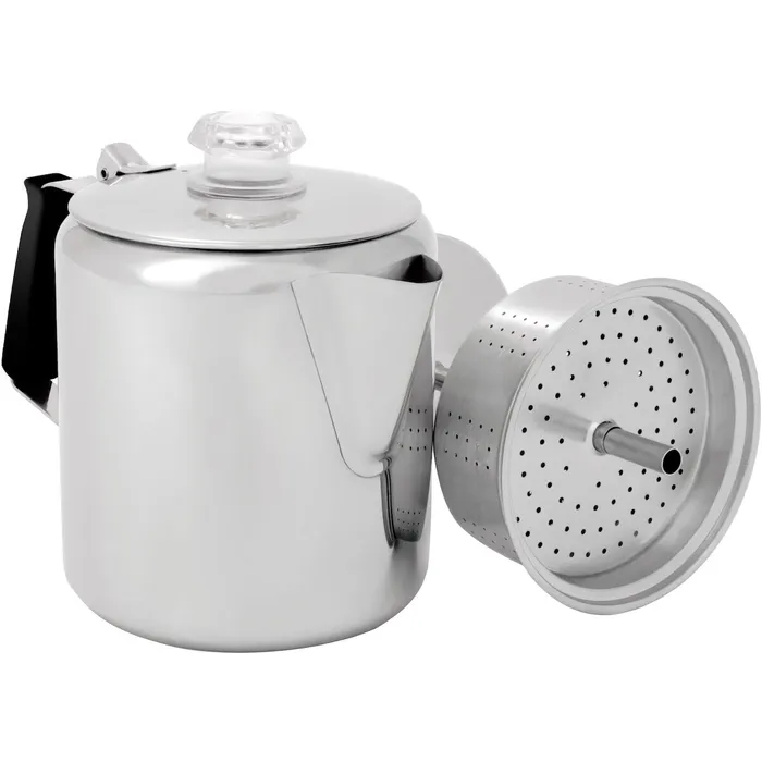 Glacier Stainless Steel Percolator - 6 Cups 1 Glacier Stainless Steel Percolator - 6 Cups