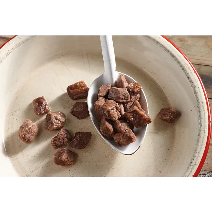 Freeze-Dried Cooked Beef Cubes 1 Freeze-Dried Cooked Beef Cubes