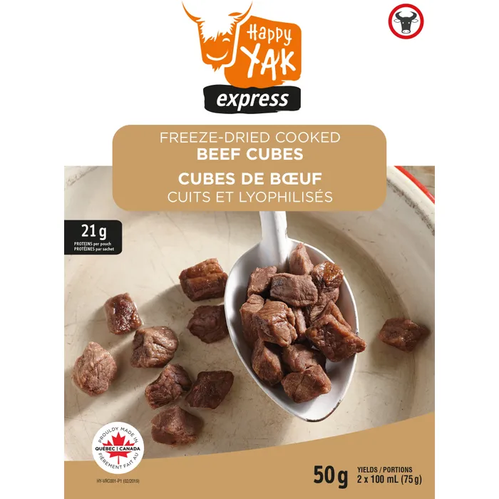 Freeze-Dried Cooked Beef Cubes 5 Freeze-Dried Cooked Beef Cubes