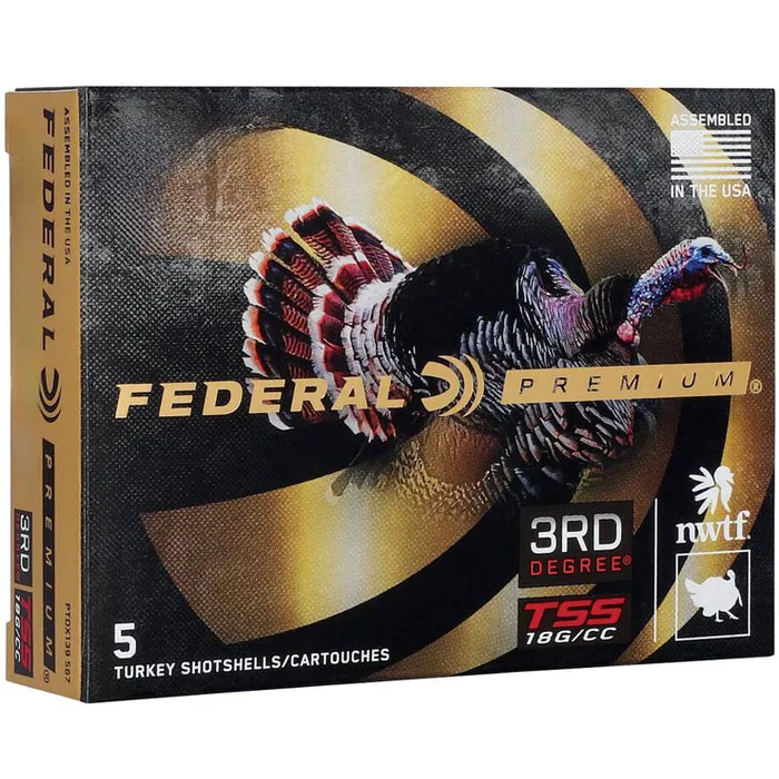 3rd Degree TSS 12 ga. Shotshells - 2 oz. - #5,6,7 - 3 1/2 in. - 5/Box 1 3rd Degree TSS 12 ga. Shotshells - 2 oz. - #5,6,7 - 3 1/2 in. - 5/Box