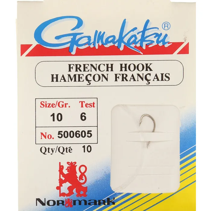 French Snell Hook - 10/PK 10 French Snell Hook - 10/PK