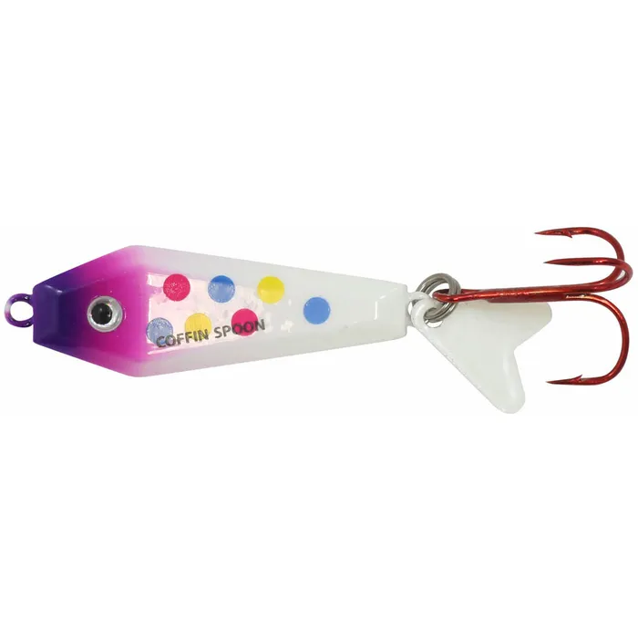 Buck-Shot Coffin Spoon - 3/8 oz. 1 Buck-Shot Coffin Spoon - 3/8 oz.