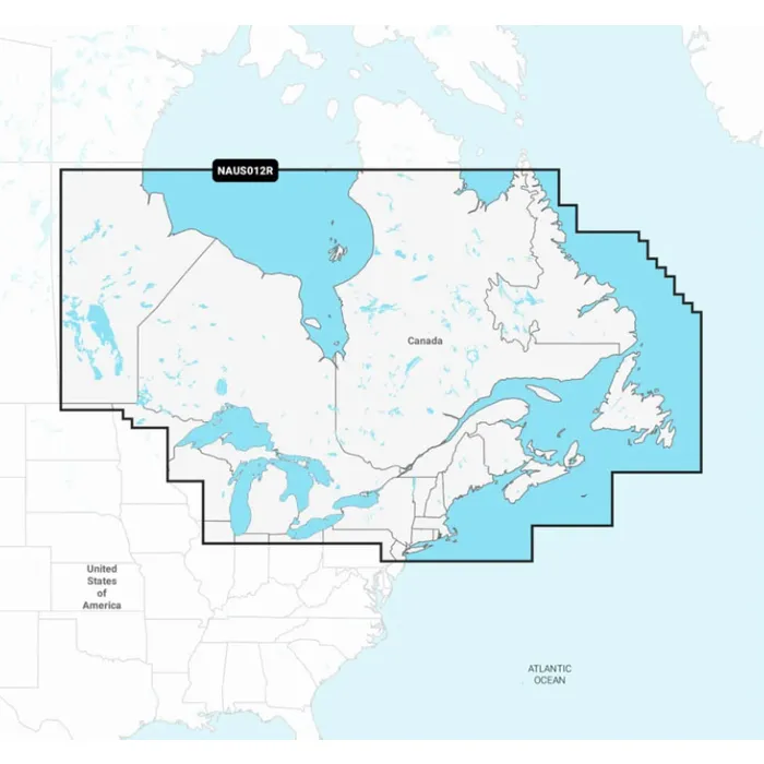 Navionics+ NAUS012R MicroSD Cartography - Canada, Alaska and Great Lakes