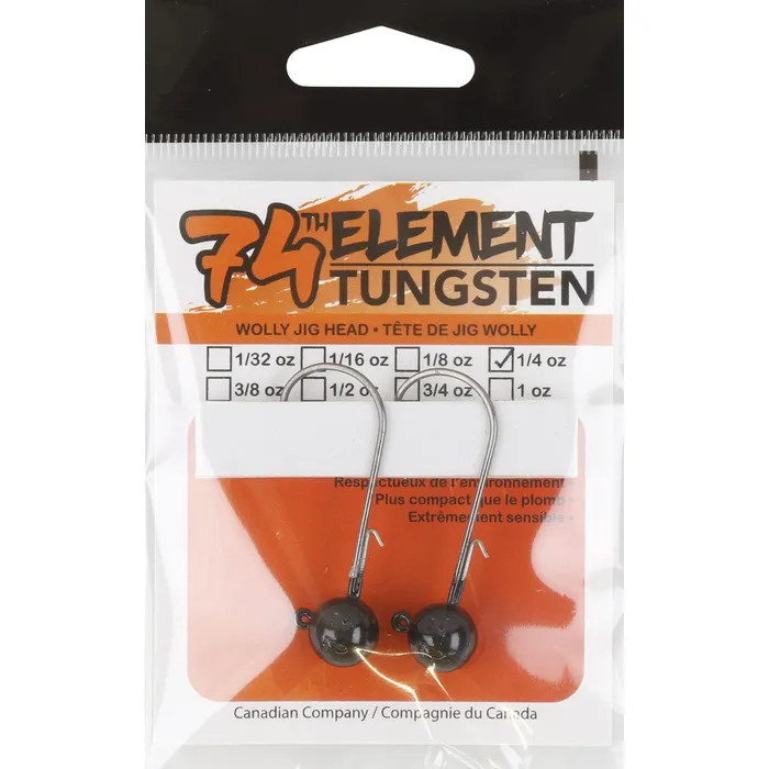 Wolly Round Jig - 1/4 oz. - 2/PK 1 Wolly Round Jig - 1/4 oz. - 2/PK