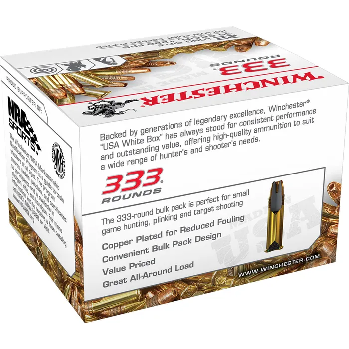 333 Rounds .22 LR cal Ammunition - 36 gr 7 333 Rounds .22 LR cal Ammunition - 36 gr